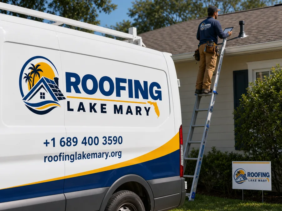 Roofer inspecting flashing around a roof vent penetration